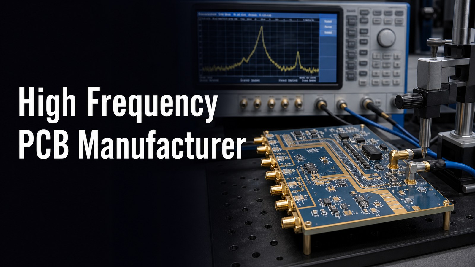 High frequency PCB manufacturer RF board testing and inspection