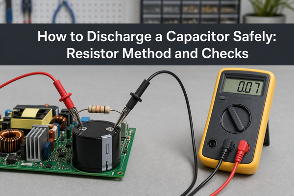 How to Discharge a Capacitor Safely: Resistor Method and Checks