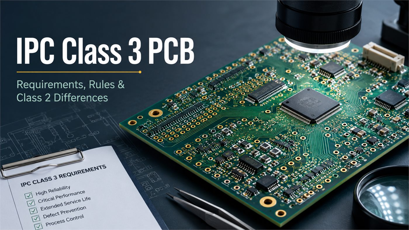 IPC Class 3 PCB requirements, rules, and Class 2 differences