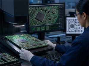 IPC Class 3 PCB assembly inspection using automated optical inspection and X-ray review