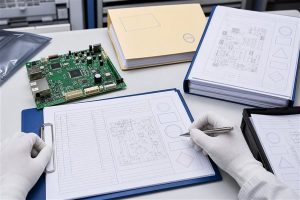 Quality engineer matching PCB assembly documents to the required standard revision