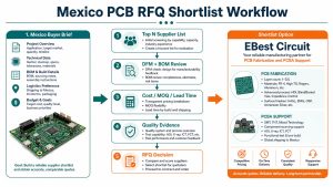 Mexico PCB RFQ shortlist workflow for DFM BOM cost quality and supplier decision