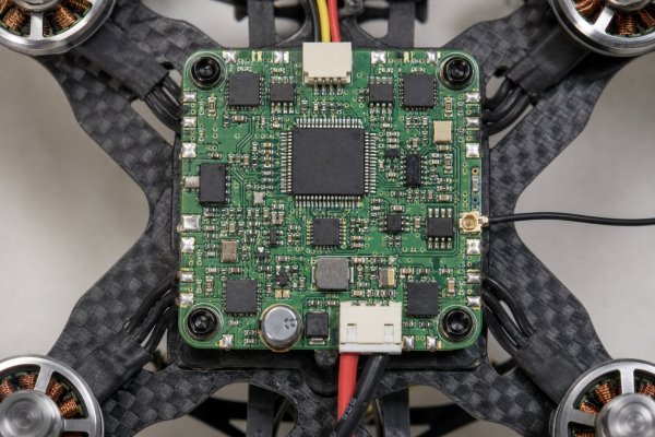 Mini drone PCB power, motor and sensor circuit isolation on a compact flight controller