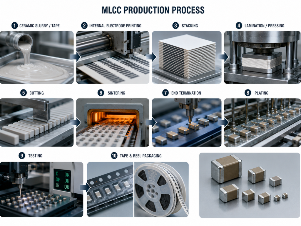 How Are MLCC Capacitors Made?