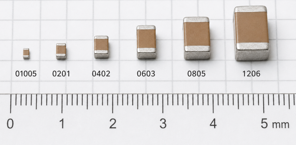 MLCC Capacitor Sizes