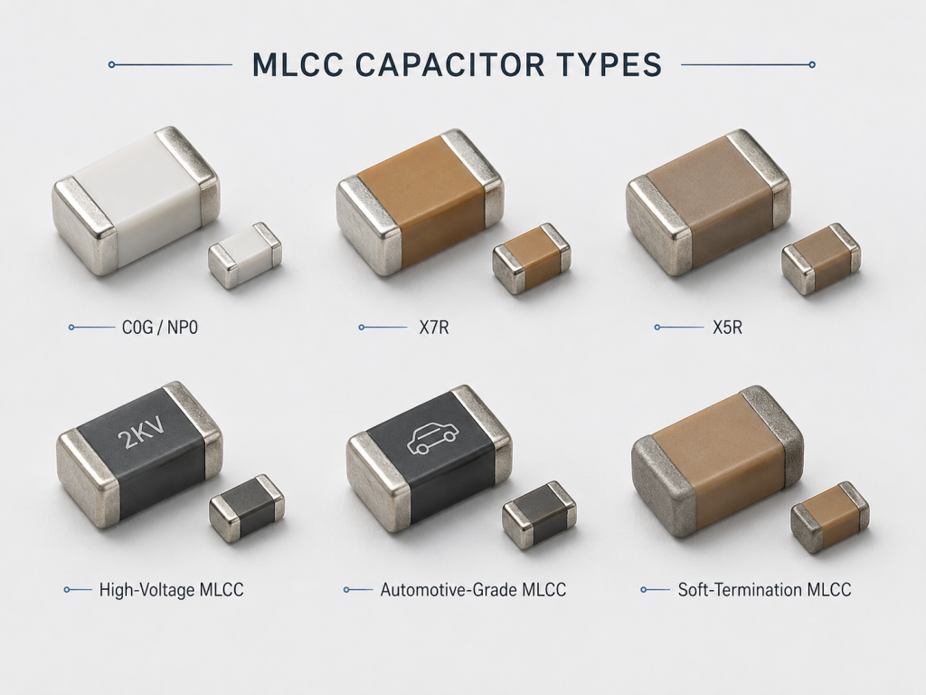MLCC Capacitor Types