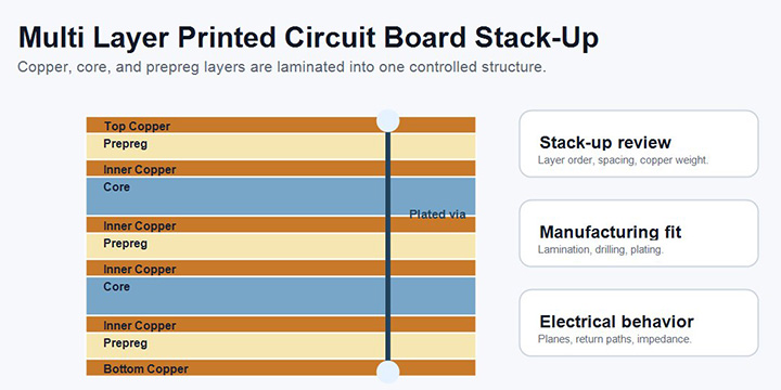 Multi Layer Printed Circuit Board