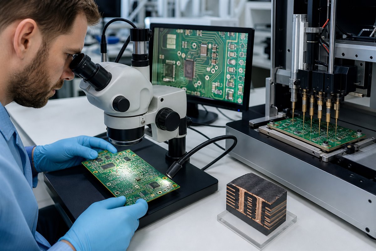 Multilayer PCB inspection and testing