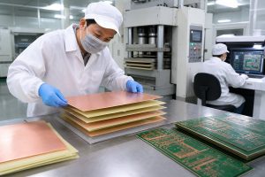 Multilayer PCB manufacturing process layers