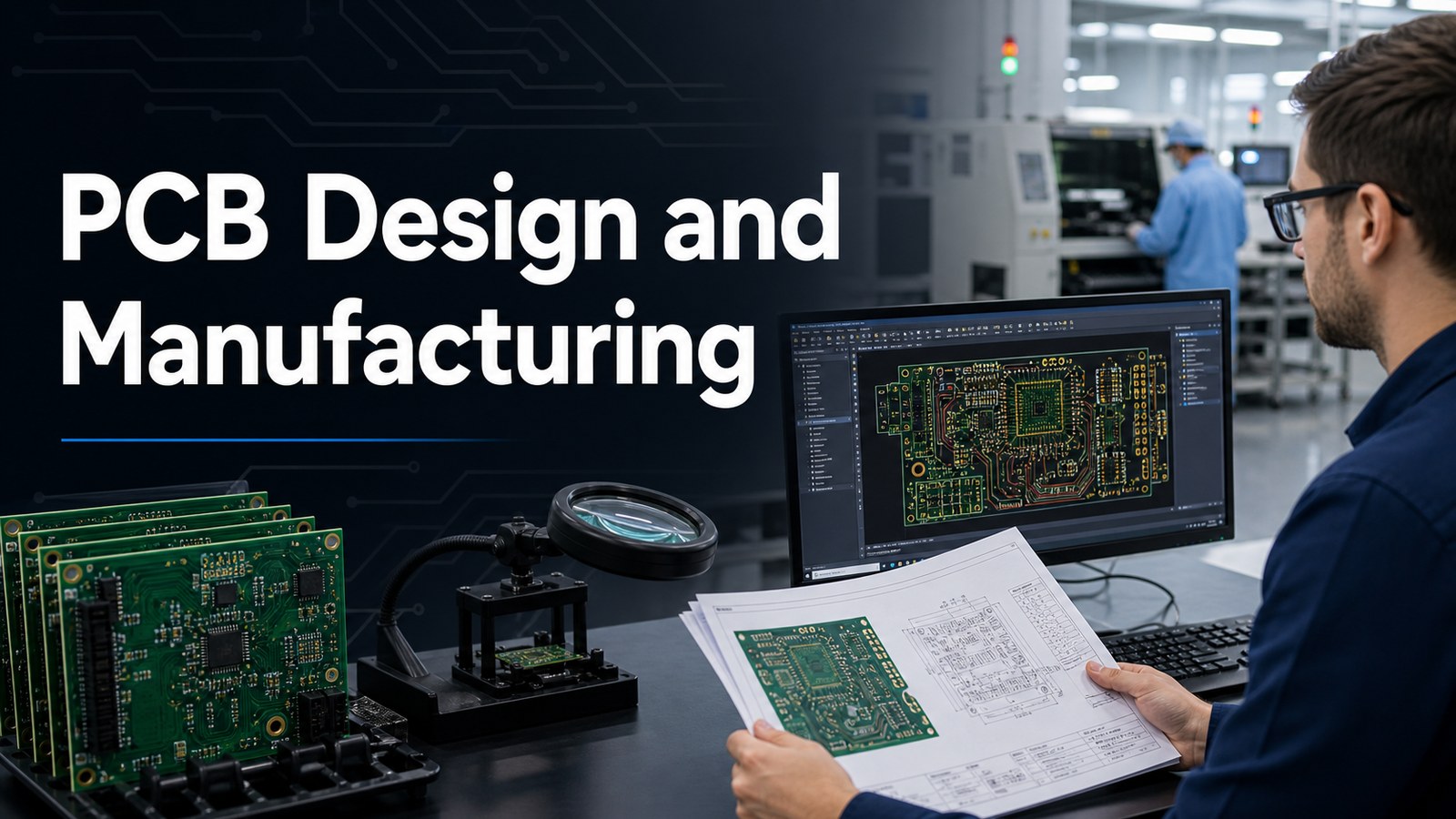 PCB design and manufacturing guide with layout review and factory inspection
