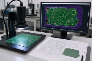PCB keepout DFM review comparing layout restrictions with manufacturing and mechanical files