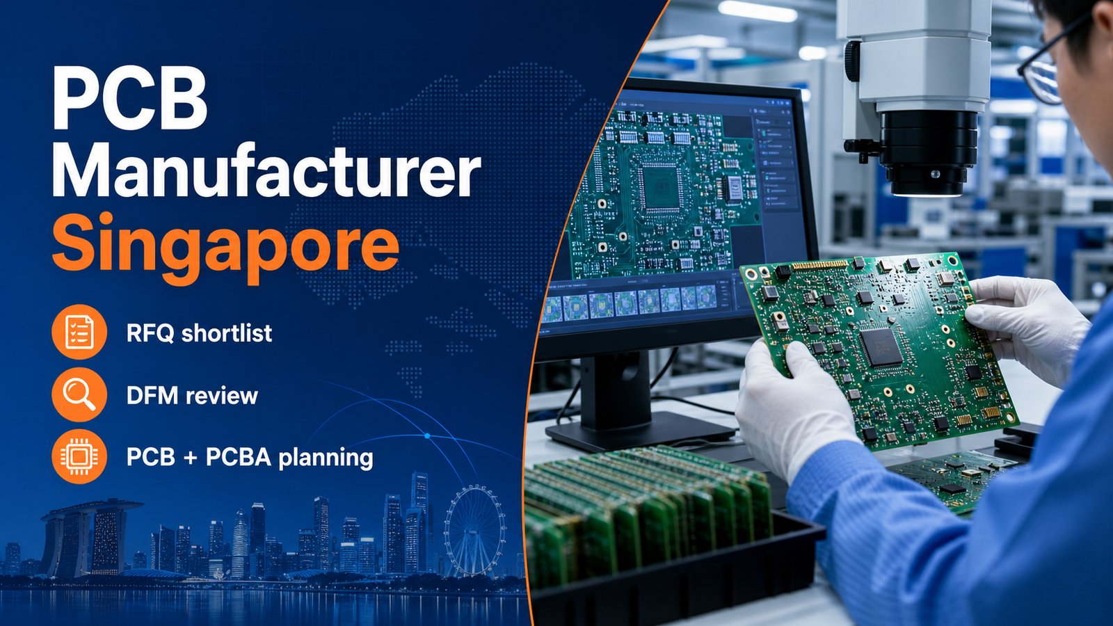 PCB Manufacturer in Singapore: RFQ Shortlist