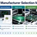 PCB Manufacturer Selection Matrix