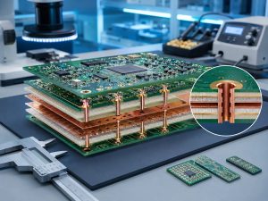 Multilayer PCB prototype construction and via capability