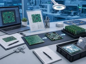 PCB prototype manufacturing process from design files to assembled boards