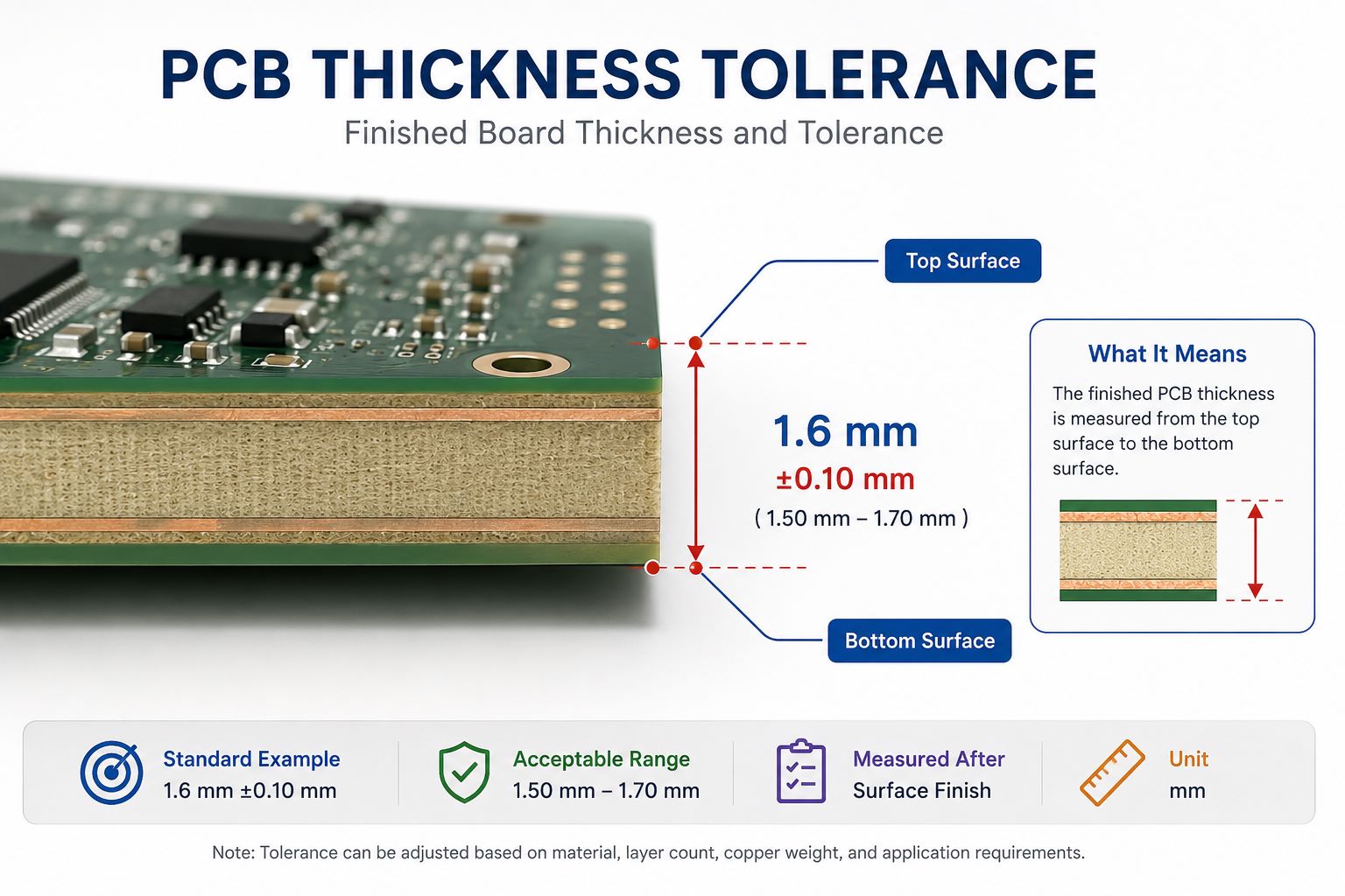 PCB Thickness Tolerance