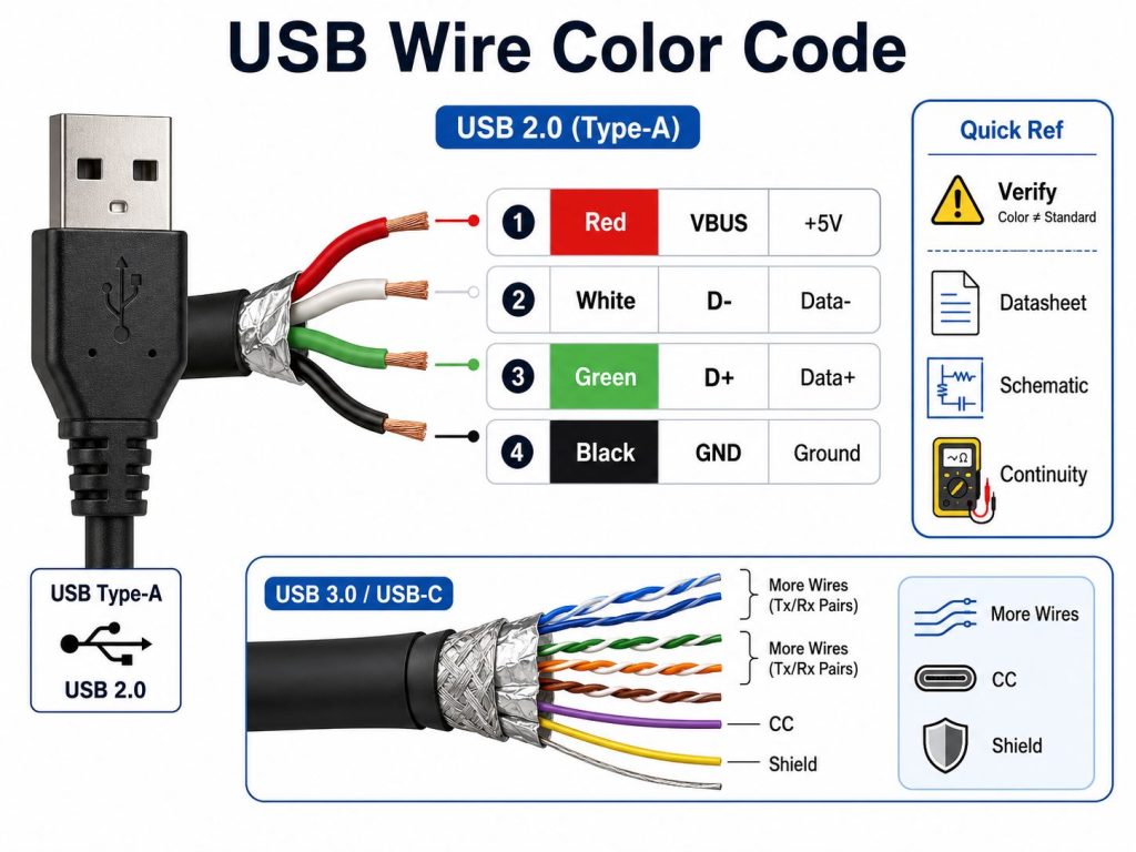 pin configuration of usb port