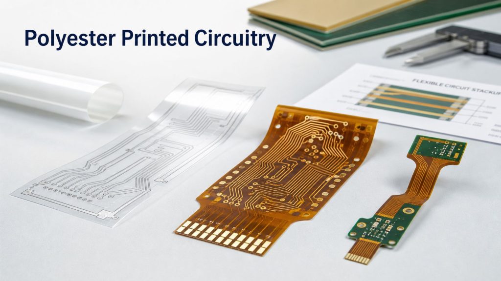polyester printed circuitry