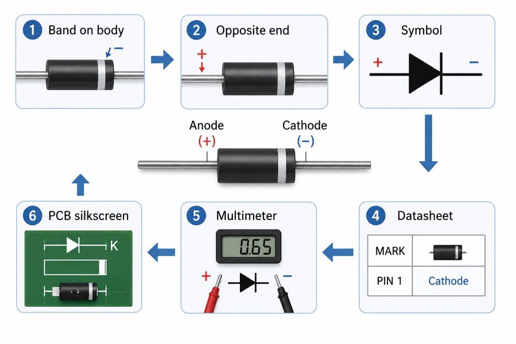positive and negative of diode