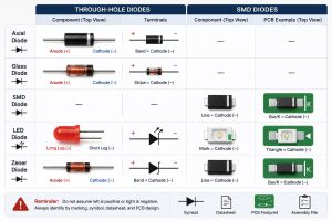 How to Identify Positive and Negative of Diode?