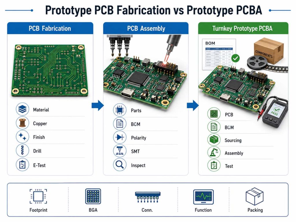prototype circuit board assembly
