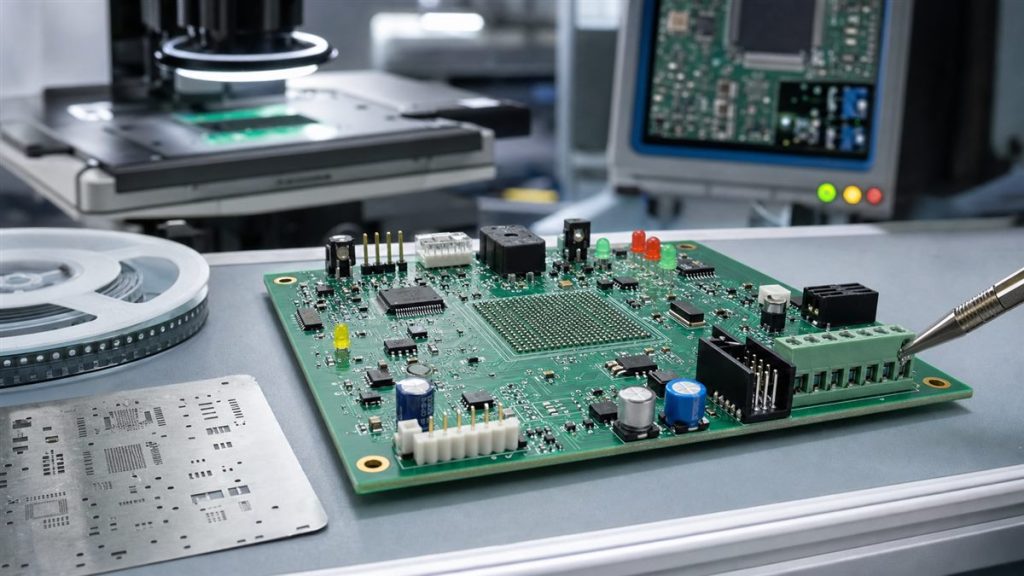 prototype circuit board assembly