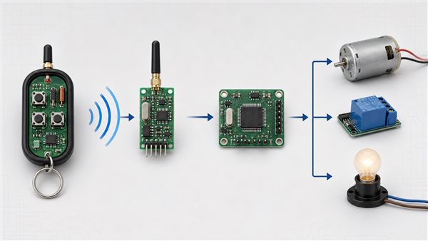 Remote Control Board signal flow