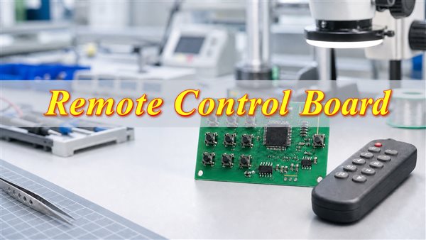 Remote Control Board PCB inspection
