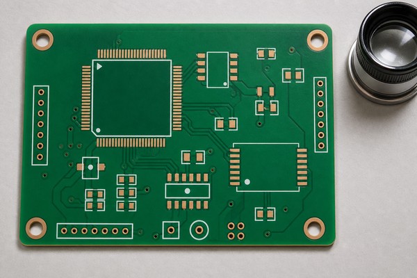 PCB silkscreen clearance around pads, vias and board edges