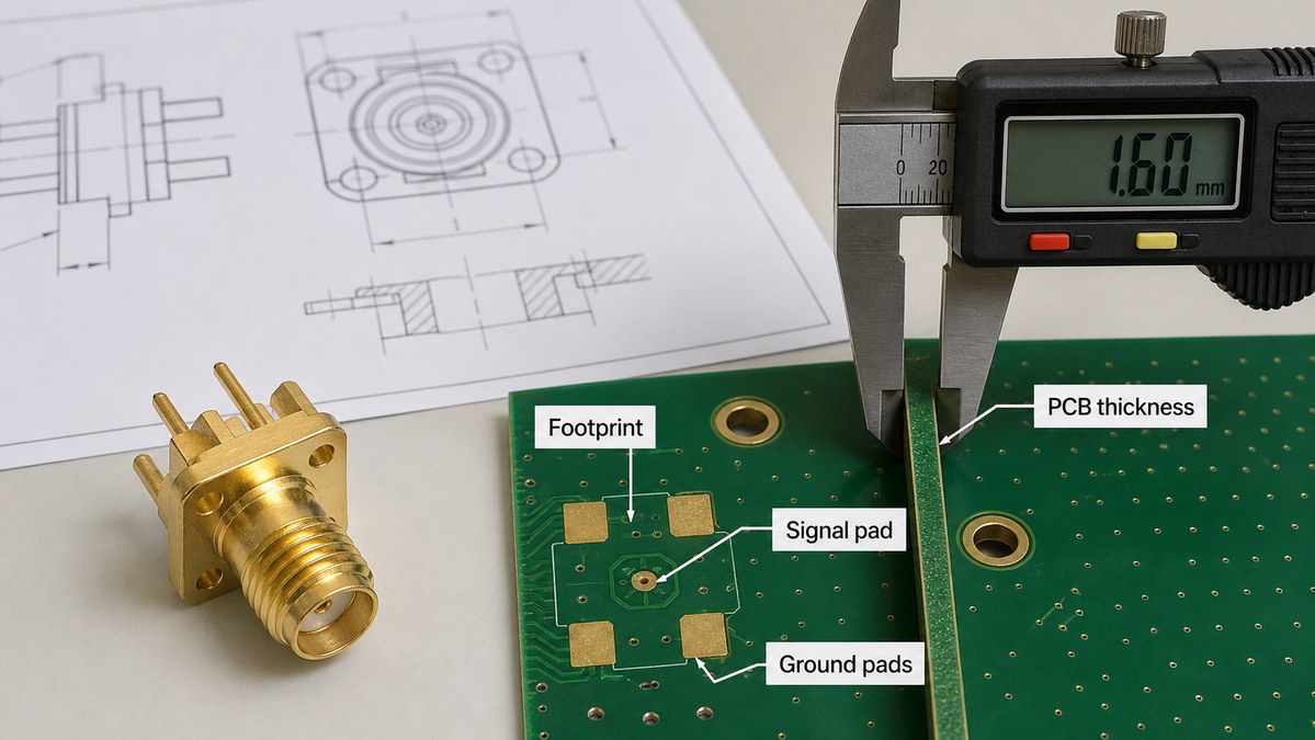 sma terminal pcb