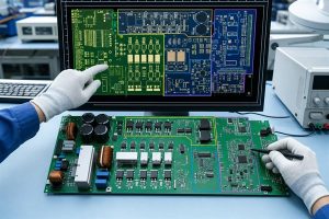 Solar inverter PCB layout review separating power MPPT control and communication circuits