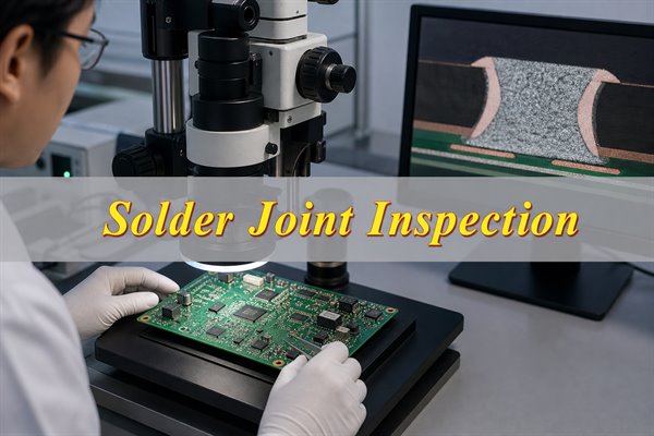 Solder Joint Inspection at a professional PCBA quality workstation