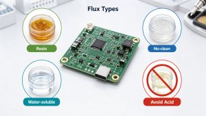 Solders and Flux in PCB Assembly | Materials & Quality Guide