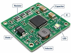 Surface Mount Electronic Components: Types, Sizes, Identification, and SMT Process