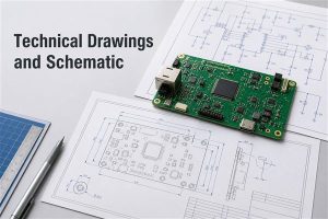 Technical Drawings and Schematic documents used for PCB engineering