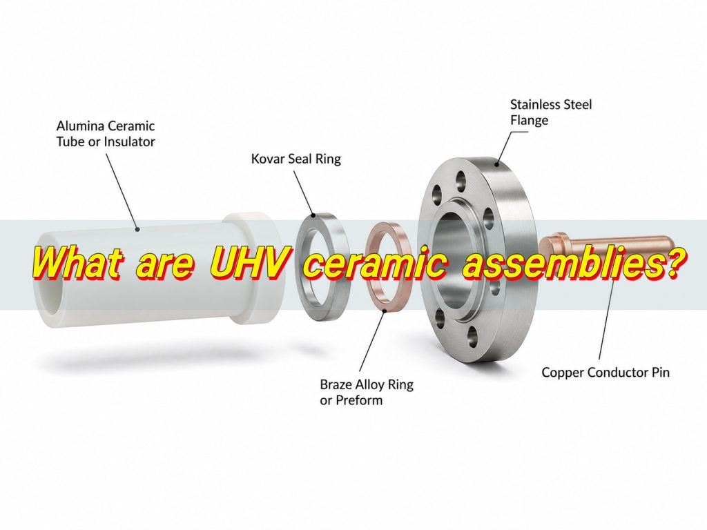 What are UHV ceramic assemblies?
