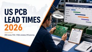 US PCB Manufacturer Lead Times 2026: RFQ Planning Guide