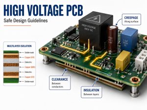 High Voltage PCB Design Guidelines for Safe and Reliable Boards