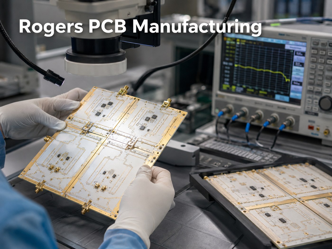 Rogers PCB manufacturing and RF inspection process