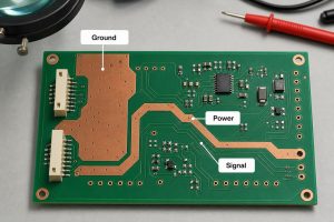 2 layer PCB stackup