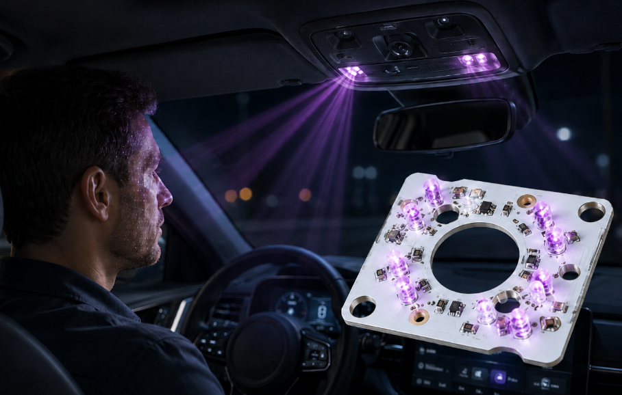 Automotive IR Illuminator Aluminum PCB, https://www.bestpcbs.com/blog/2026/08/automotive-ir-illuminator-aluminum-pcb/