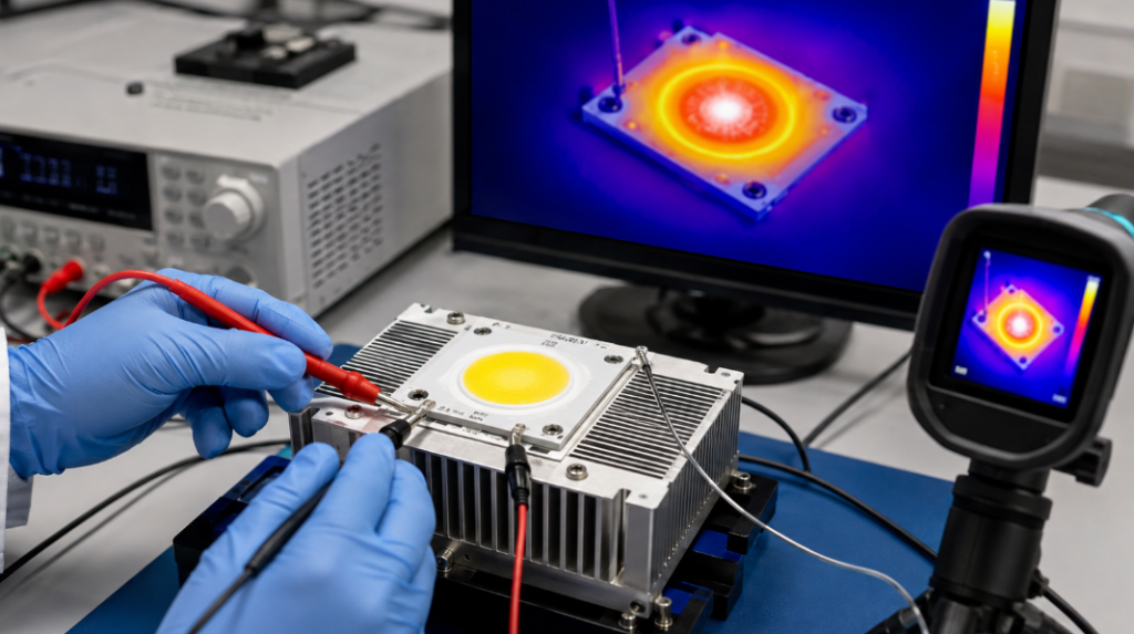 COB LED Aluminum PCB Testing