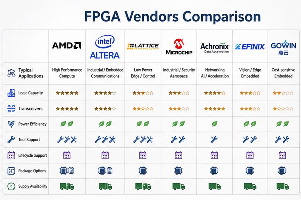 FPGA vendors