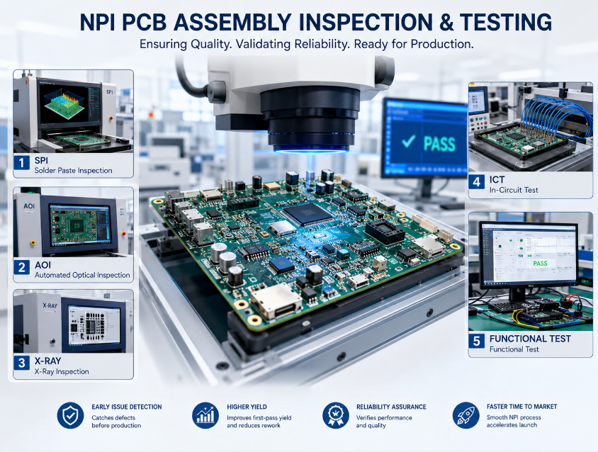 NPI PCB Assembly Inspection & Testing