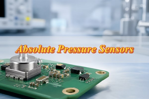 Absolute pressure sensors mounted on a printed circuit board in a laboratory