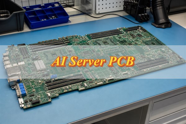 AI Server PCB manufacturing review on a large server-class circuit board