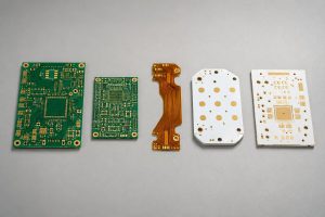 Rigid HDI flexible metal-core and ceramic bare PCB types