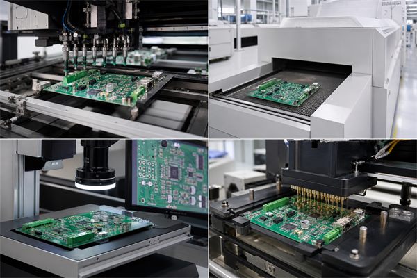 Custom control board manufacturing with SMT placement, reflow, AOI and functional test