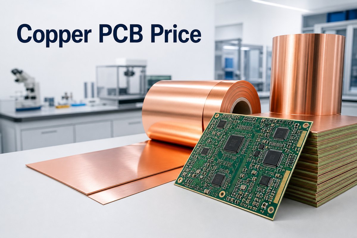 Copper PCB Price with copper foil, copper-clad laminates, and a multilayer PCB