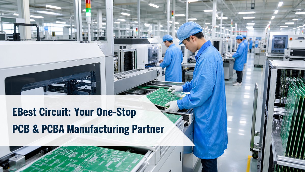EBest Circuit one-stop PCB and PCBA manufacturing partner hero image